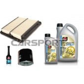 Pakiet olejowy Millers XF Longlife Premium C2 5w30 + filtry KNECHT + płukanka