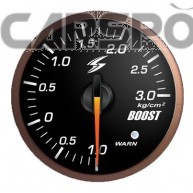 Wskaźnik ciśnienia doładowania 52mm 3 bary czarna tarcza